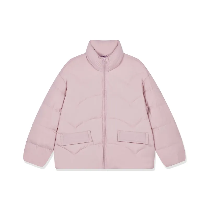 QIAODAN Down Jacket Women's Dawn Pink-0