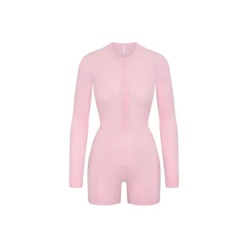 SKIMS FW24 Fake Day Collection Sweater Poinelle Onesie Bodysuits Women's BABY PINK/Light Pink