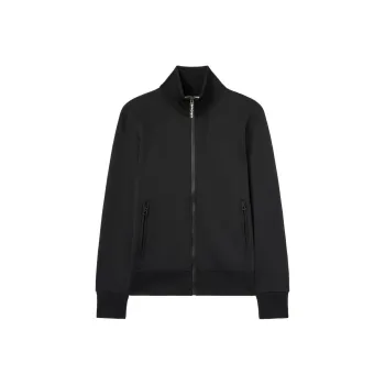 PALM ANGELS Logo Printed Zipped Track Jacket