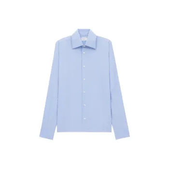 SAINT LAURENT Cassandre Striped Button Up Shirt