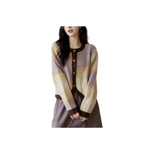 MISHOW Knitwear Women's Gradient Purple