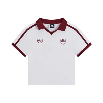 Kappa 1916 Series Polo Shirt Women's Korean White
