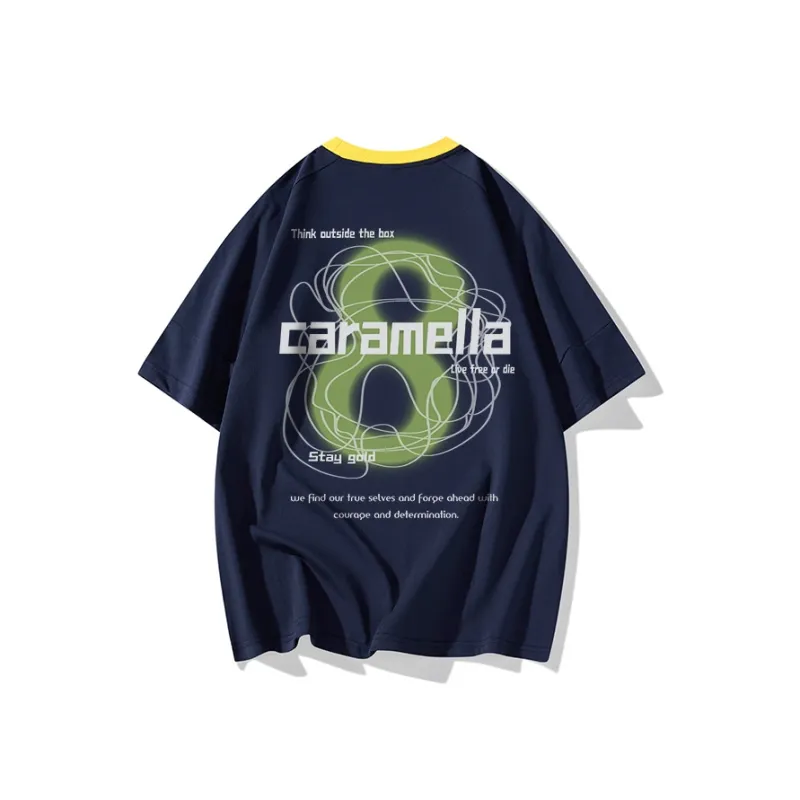 Caramella Drop Shoulder Sleeve T Shirt Women's-4
