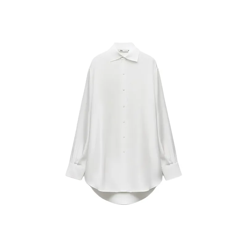 ZARA ZW Series Shirts Women's White-0