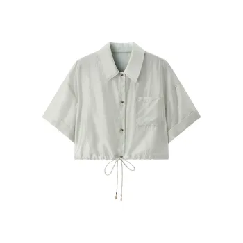 PEACEBIRD Shirt Women's Light Green