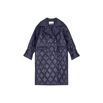 GANNI Quilted Coat
