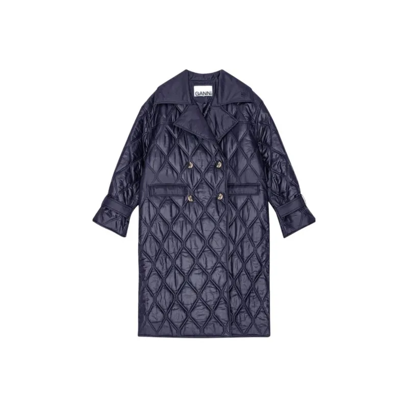GANNI Quilted Coat-0