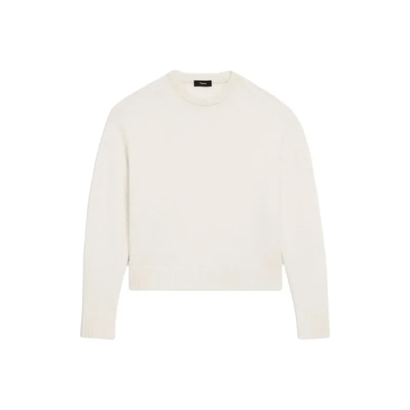 THEORY Cashmere Sweater Women's Ivory White-0