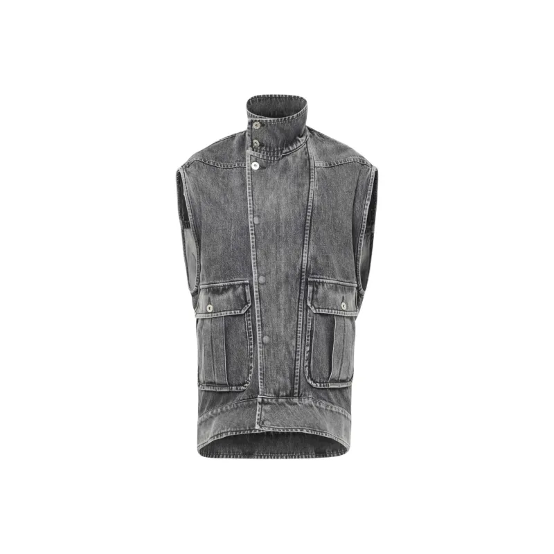 JW Anderson High neck Denim Gilet-0