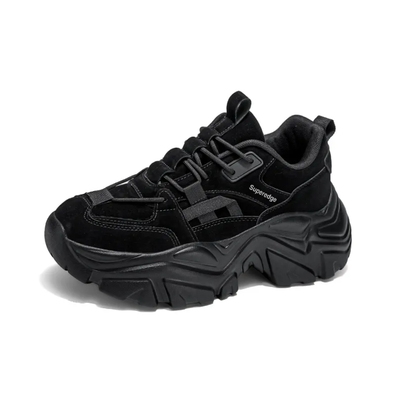 SUPEREDGE Abrasion Resistant Slip Resistant Low Top Chunky Sneakers Men's-0