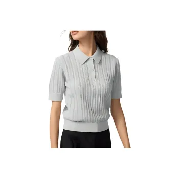 UNIQLO Comptoir Des Cotonniers Collaboration SS25 Polo Shirt Women's Green