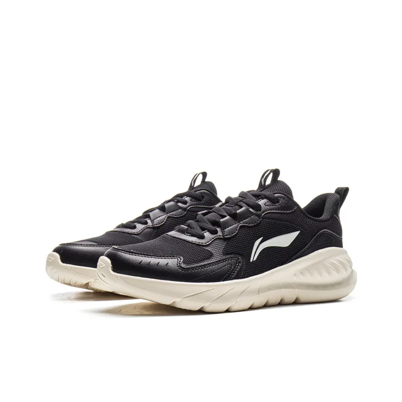 LiNing Cushioning, Abrasion Resistant, Breathable, Lightweight Low Top Sprint Running Shoes Women's Black-2