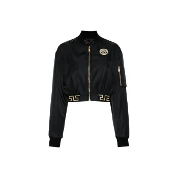 VERSACE SS24 Jackets Coats Women's Black