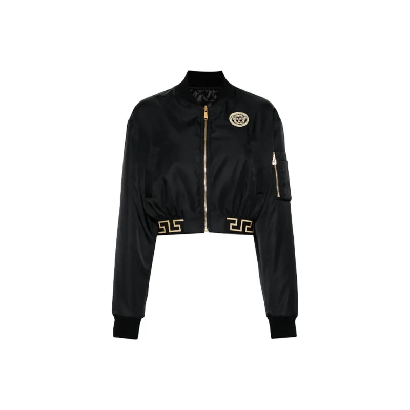 VERSACE SS24 Jackets Coats Women's Black-0