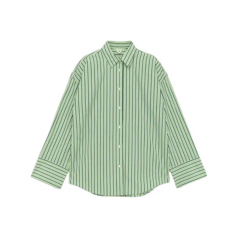 ARKET Shirt Women's White/Green-0