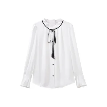 SHUIYUNJIAN Shirt Women's Ivory White