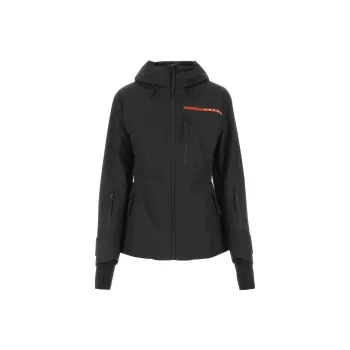 PRADA Windbreaker Jackets Women's Black