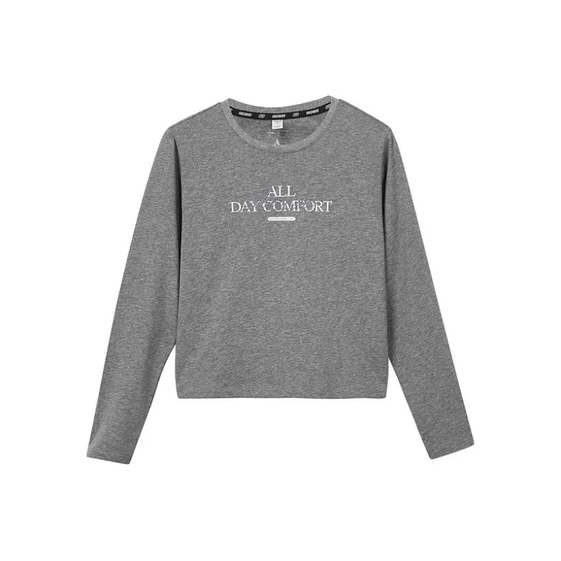 Skechers Sweatshirt Women's Medium Heather Gray-0