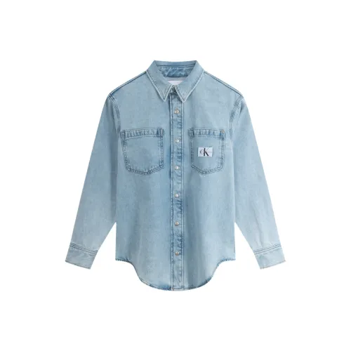 CALVIN KLEIN Shirt Women's Denim Light Blue
