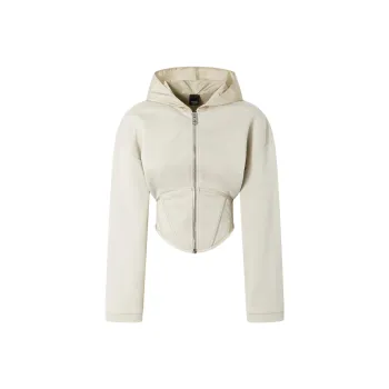 PINKO Bustier Zip up Hoodie