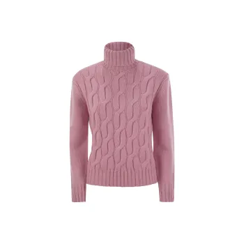 MC2 Saint Barth Giverny Cable Knit Turtleneck Jumper