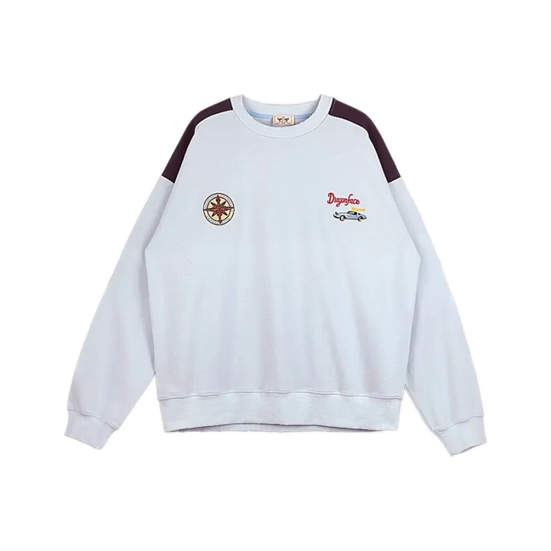 DRAGON FACE Sweatshirt Women's Baby Blue-0