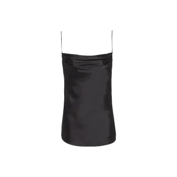 BALMAIN Draped Satin Top