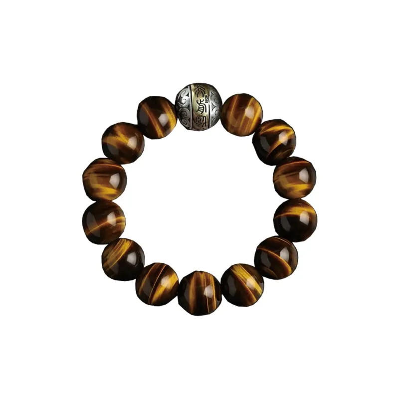 SGE Tiger's Eye Stone Bracelets Men's-0
