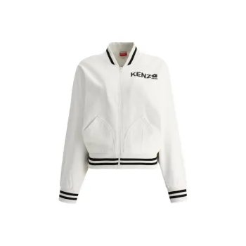 KENZO Boke Flower 2.0 Zip Up Sweatshirt 'Off White'