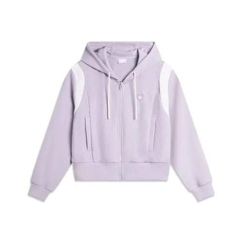 LiNing Sports Life Collection Jacket Women's Sea Salt Purple