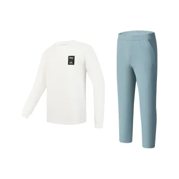 FILA Casual Sportswear Men Snow/Skylark Blue