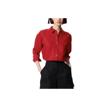 UNIQLO Shirts Women's Coral Red