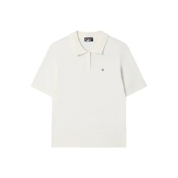 FILA Polo Shirt Women's Mist Lotus White