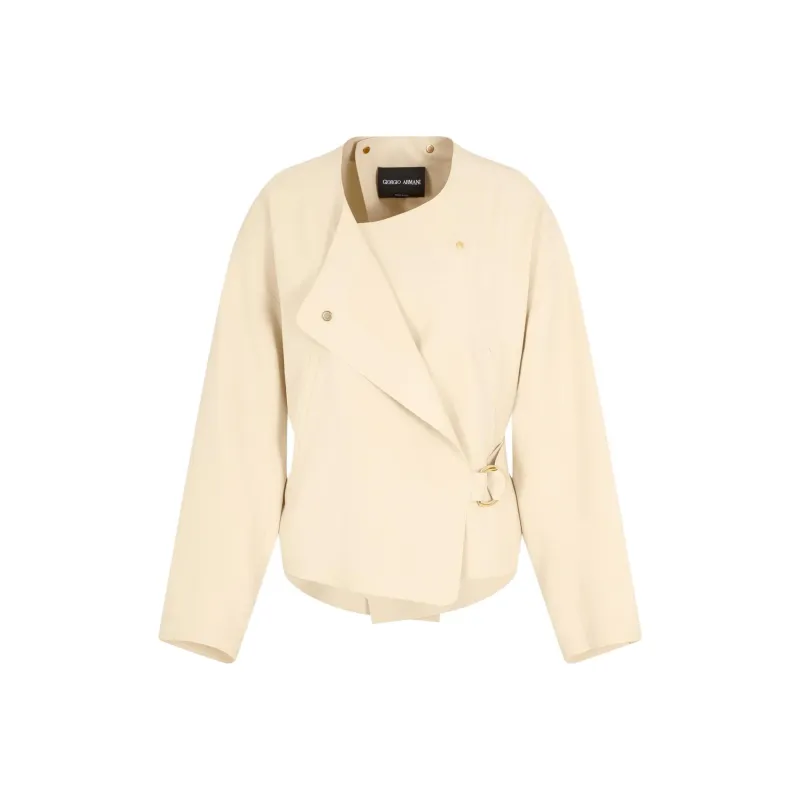 GIORGIO ARMANI Blouson In Technical Cady-0