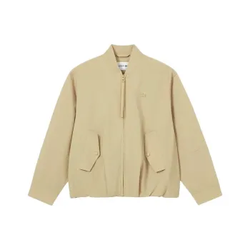 LACOSTE Jacket Women's Milk Coffee