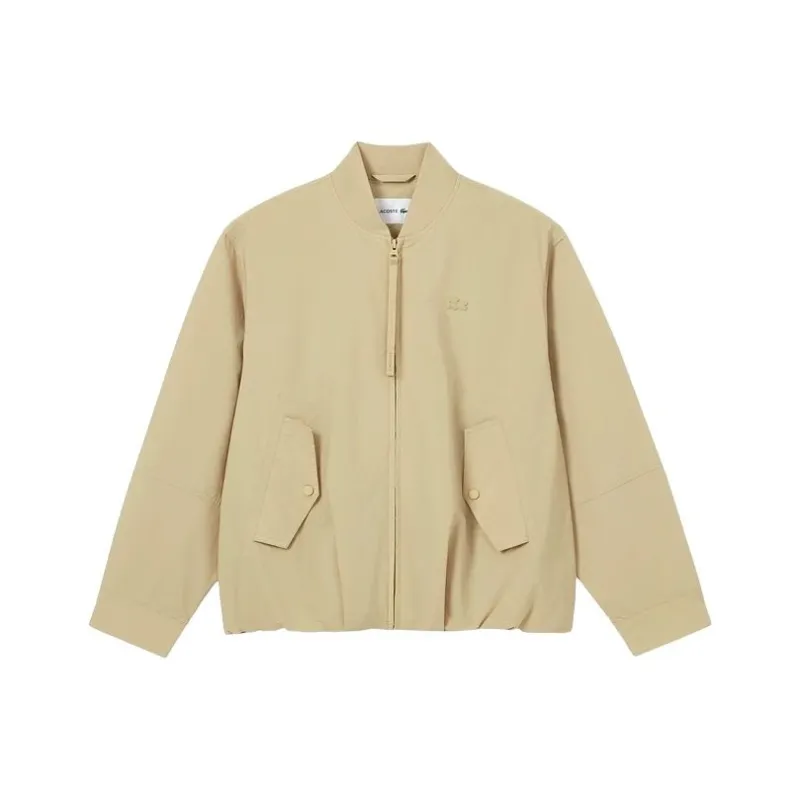 LACOSTE Jacket Women's Milk Coffee-0