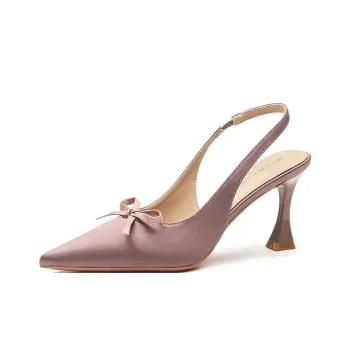 CZRSK Flared Heel High Heels 7.5CM Women's