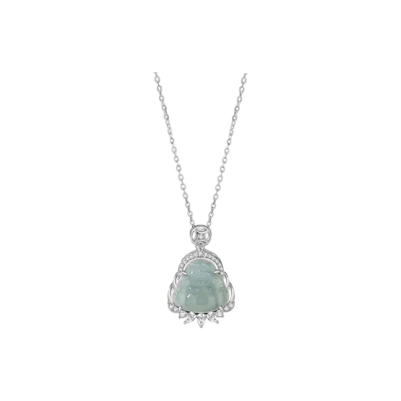 Bubble Scallops Ice Glutinous Jadeite Necklaces Women's-0