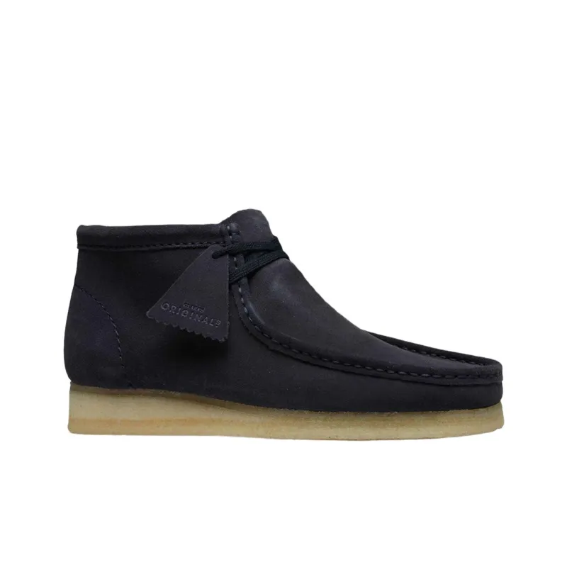 Clarks Originals WALLABEE Ankle Boots Men's Dark Blue-1