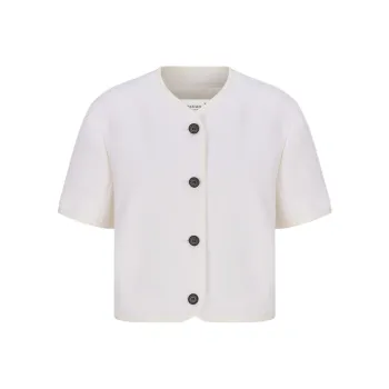 DIOR Cropped Jacket Jackets Coats Women's White