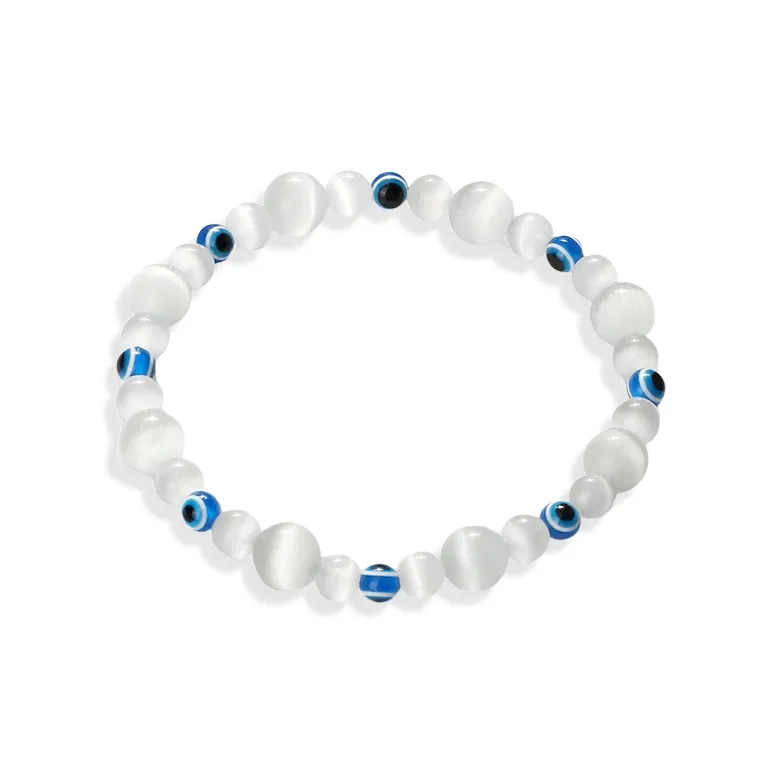 Inkopper Glass Cat Eye Bracelets Unisex-3