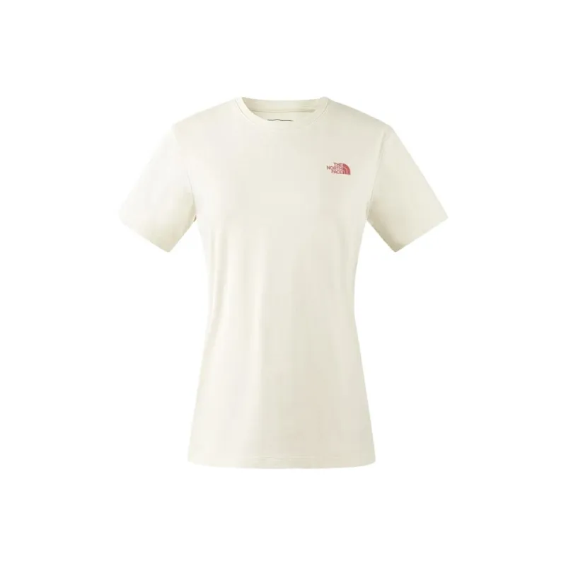 THE NORTH FACE SUN CHASE Drop Shoulder Sleeve T Shirt Women's White-0