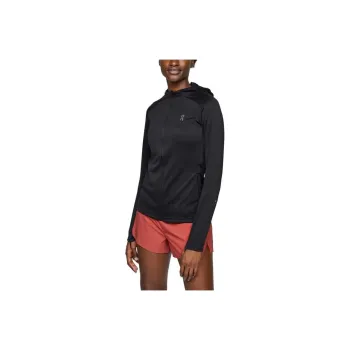 On Climate Zip Hoodie Sweatshirt Women's Black