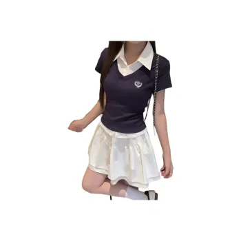 Flowers In Water Polo Shirt Women's