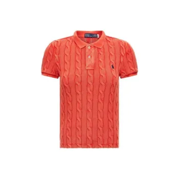 Polo Ralph Lauren Polo Pony Embroidered Knitted Polo Top