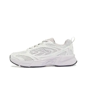 QIAODAN Abrasion Resistant Support Low Top Casual Racing Running Shoes Women's White