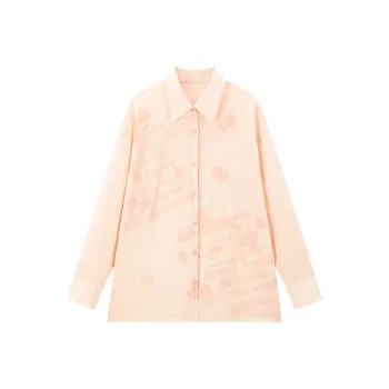 LEDIN x QIXIANSHENGMIAOXIAOJIE,LIANMINGKUAN Shirt Women's Salt Pink