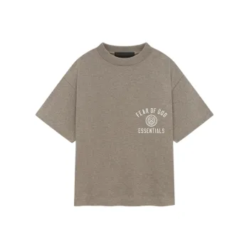 Fear Of God Essentials Women's Tri Blend Crewneck Tee FW24 Heather Gray