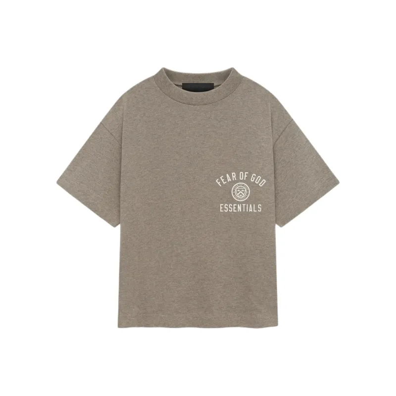 Fear Of God Essentials Women's Tri Blend Crewneck Tee FW24 Heather Gray-0