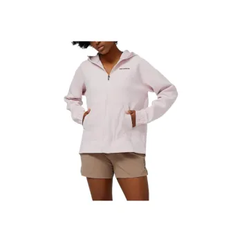 New Balance Achiever Tech Fleece Jacket Jackets Coats Women's Stone Pink